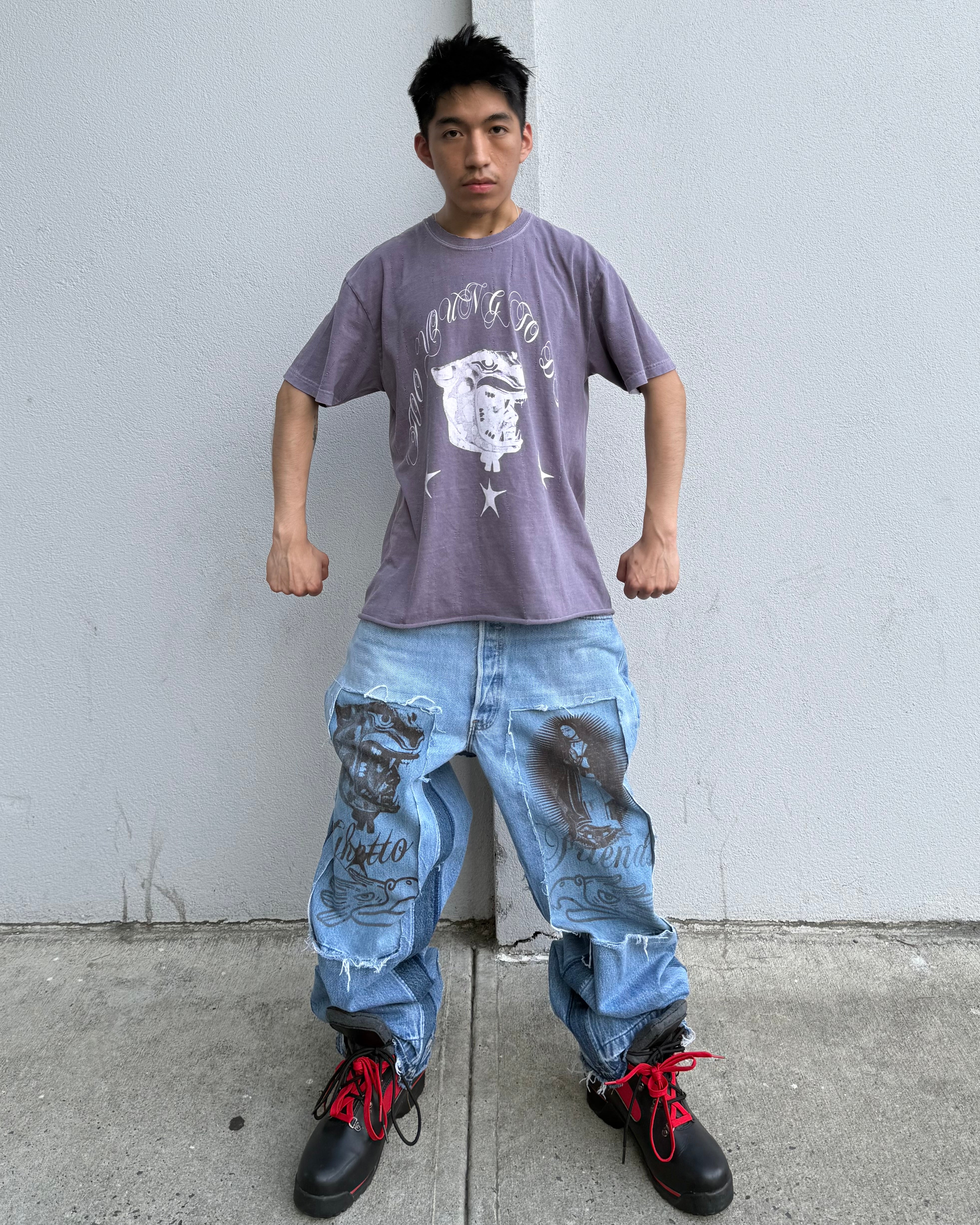 2Young2Die Distressed Tee
