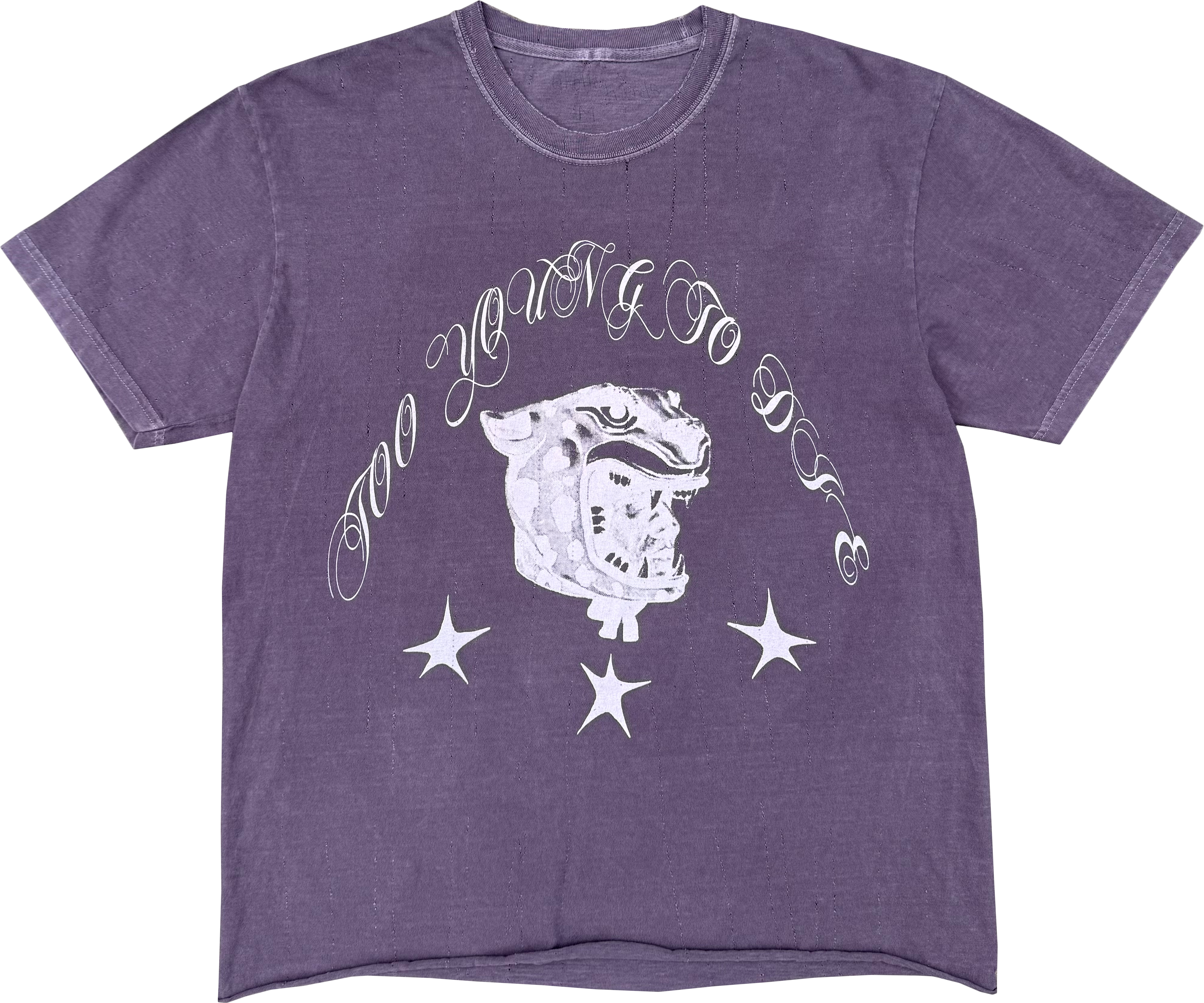 2Young2Die Distressed Tee
